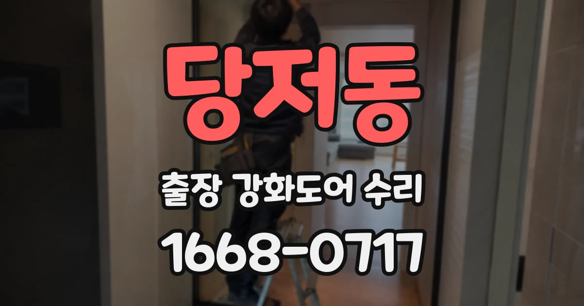 당저동 출장 강화도어 수리