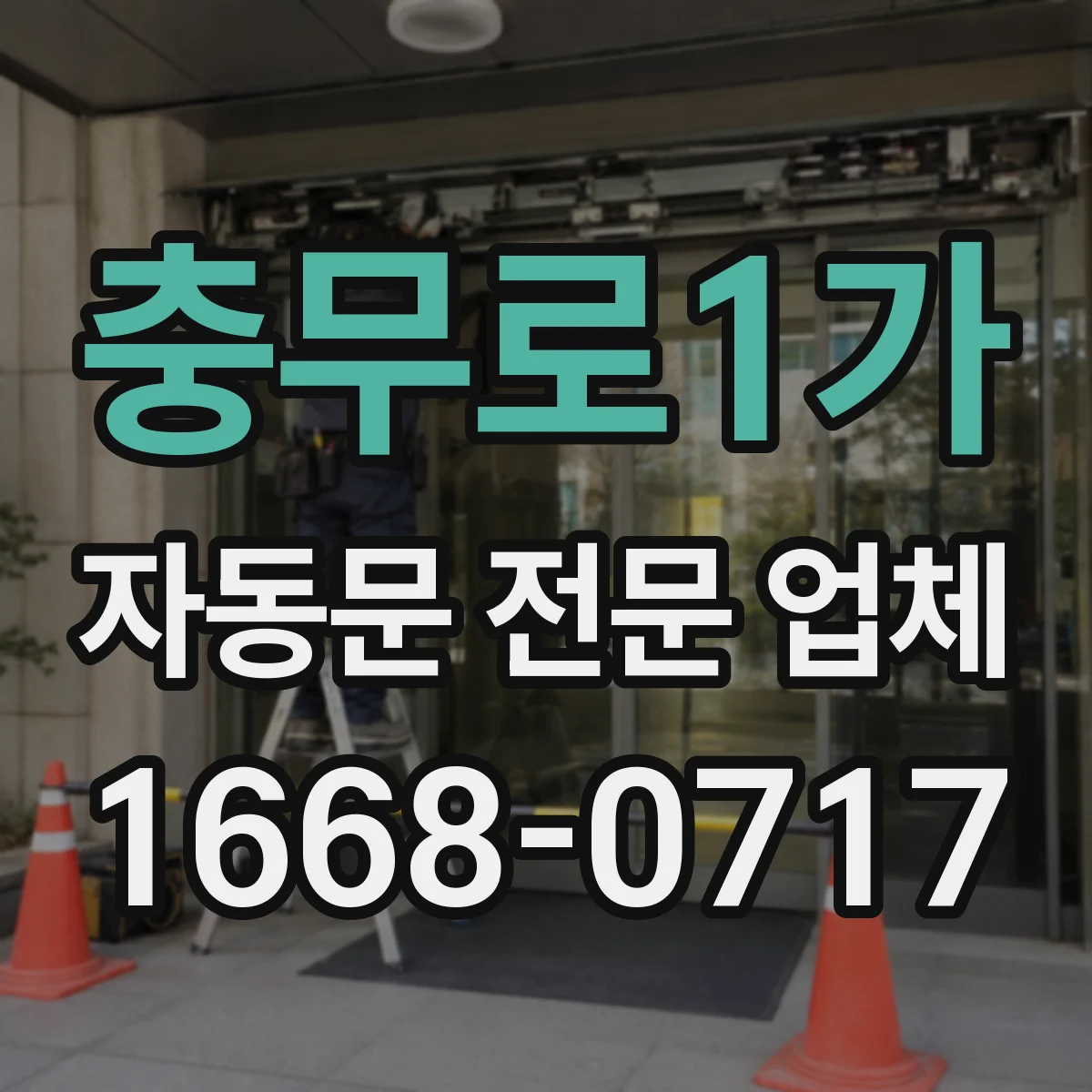 충무로1가 자동문 전문 업체