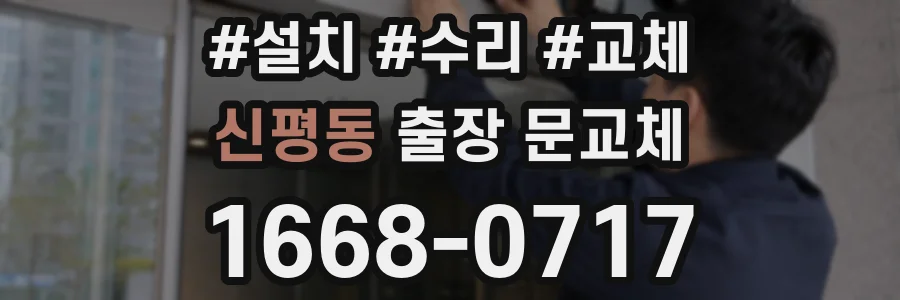 신평동 출장 문교체
