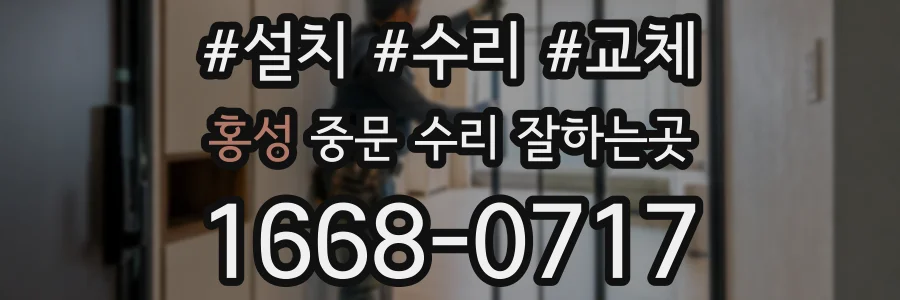 홍성 중문 수리 잘하는곳