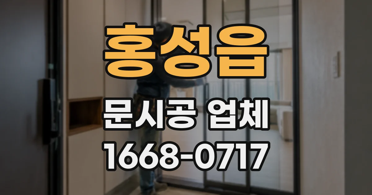홍성읍 문시공 업체