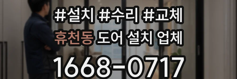 휴천동 도어 설치 업체