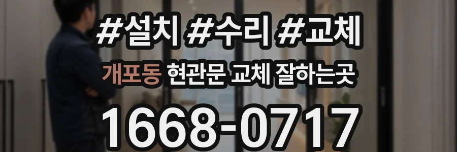 개포동 현관문 교체 잘하는곳