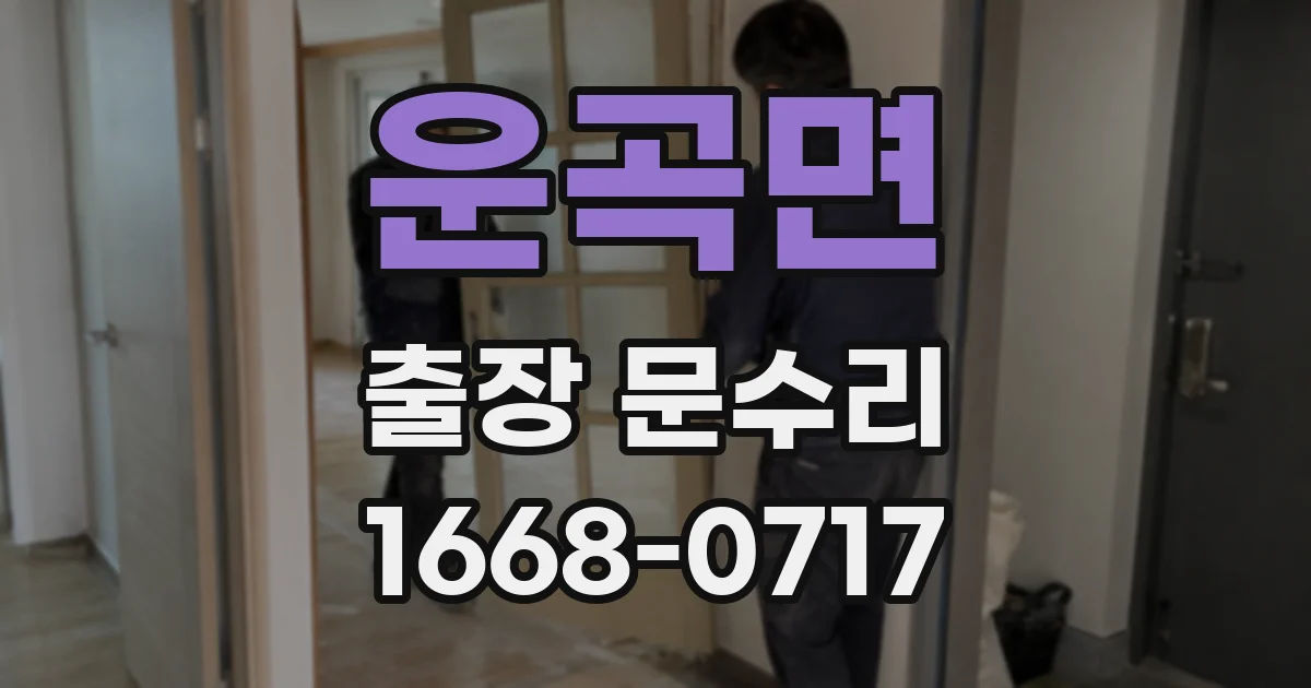 운곡면 출장 문수리