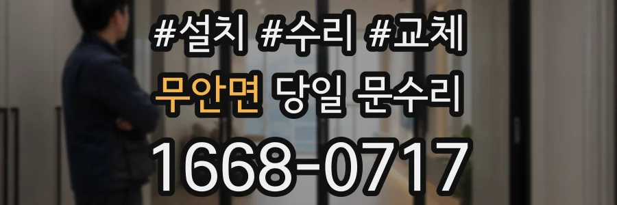 무안면 당일 문수리