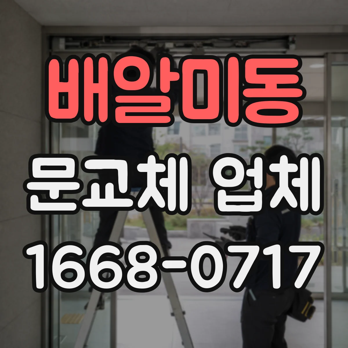 배알미동 문교체 업체