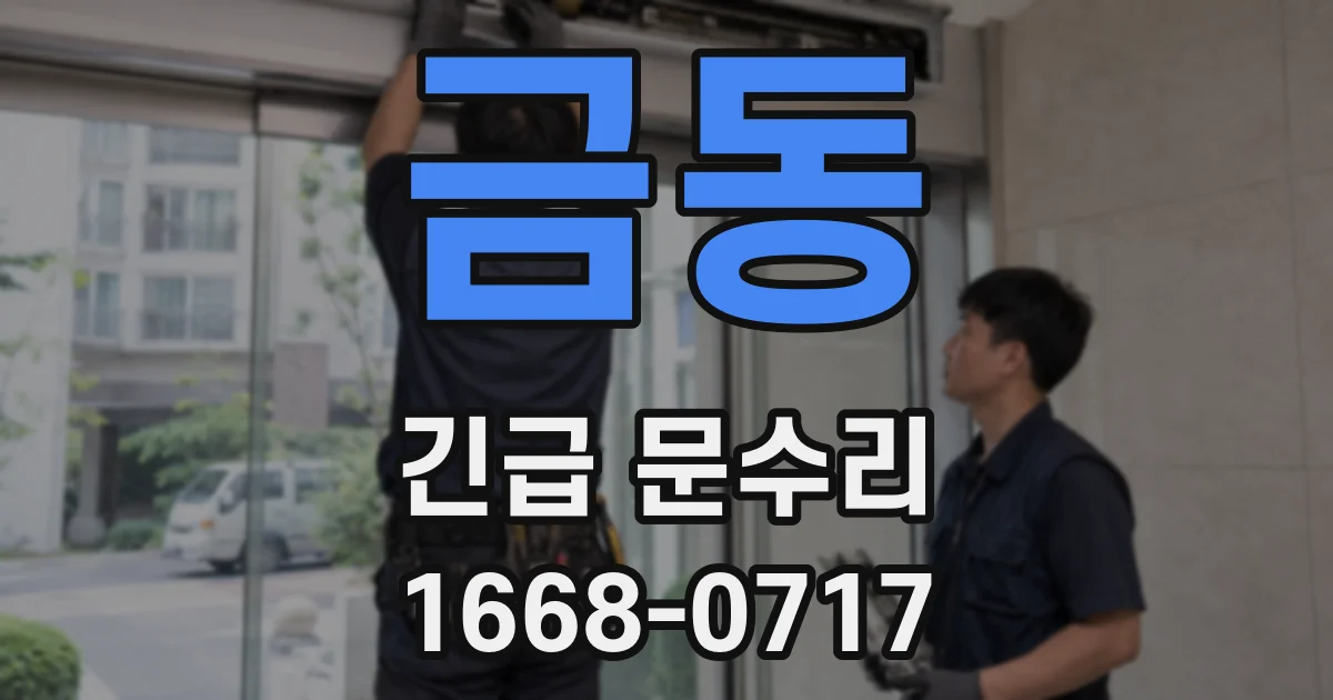 금동 긴급 문수리