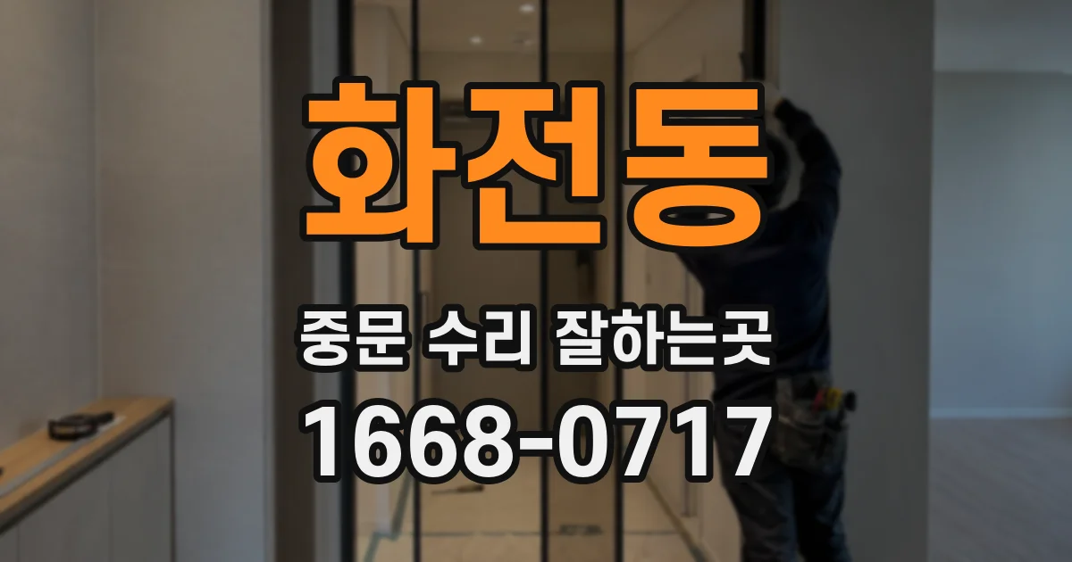 화전동 중문 수리 잘하는곳