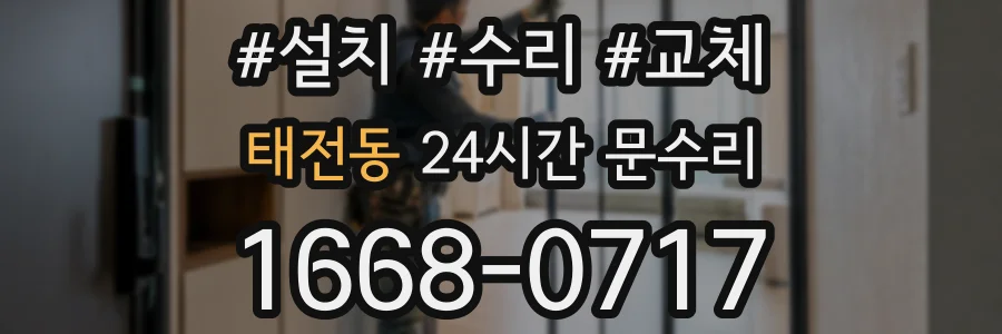 태전동 24시간 문수리