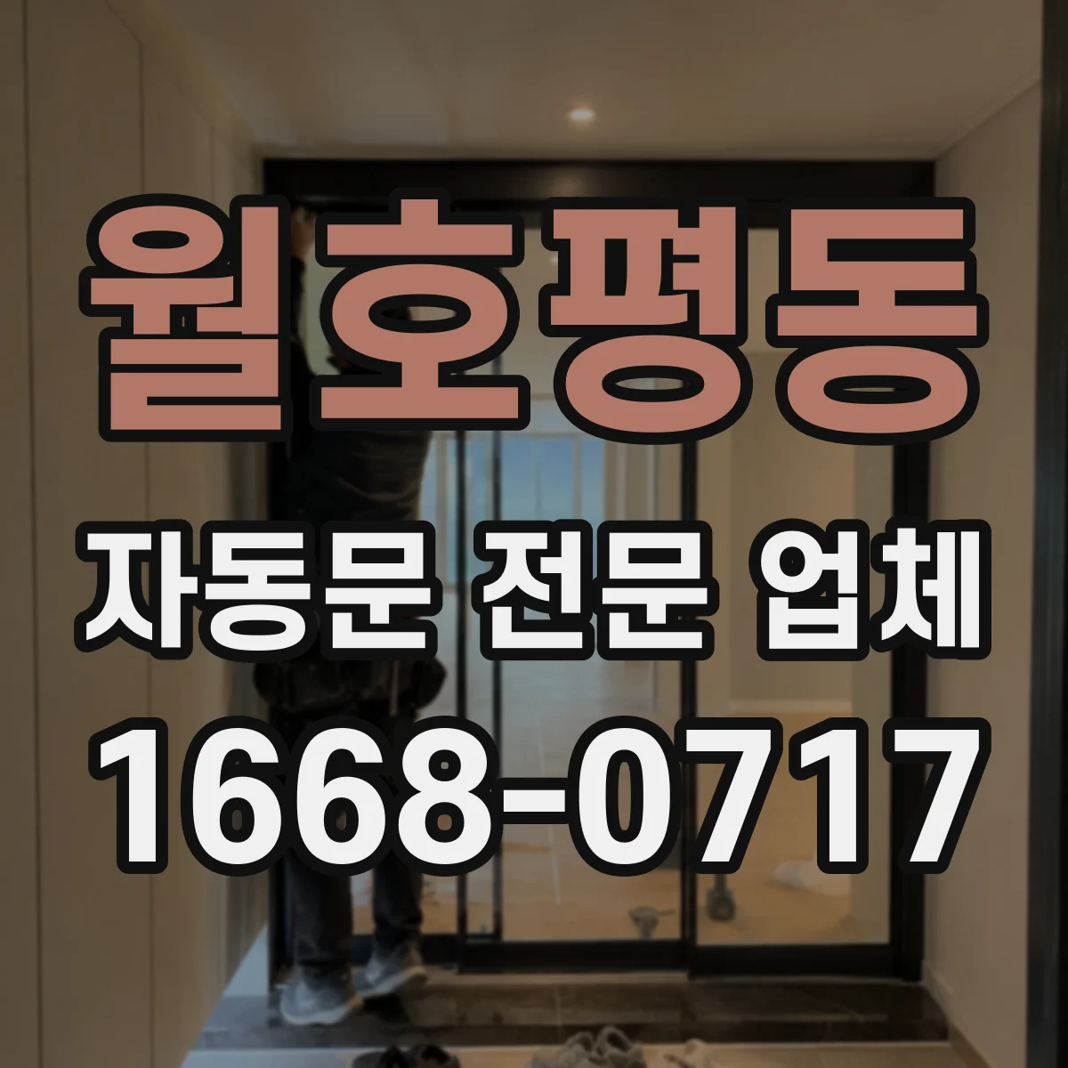 월호평동 자동문 전문 업체