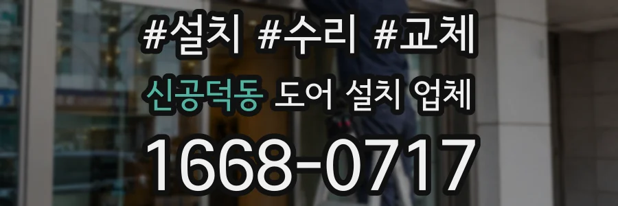 신공덕동 도어 설치 업체