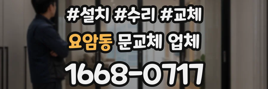 요암동 문교체 업체
