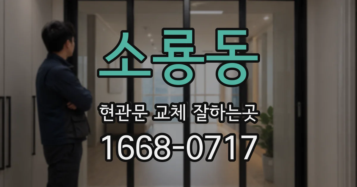 소룡동 현관문 교체 잘하는곳
