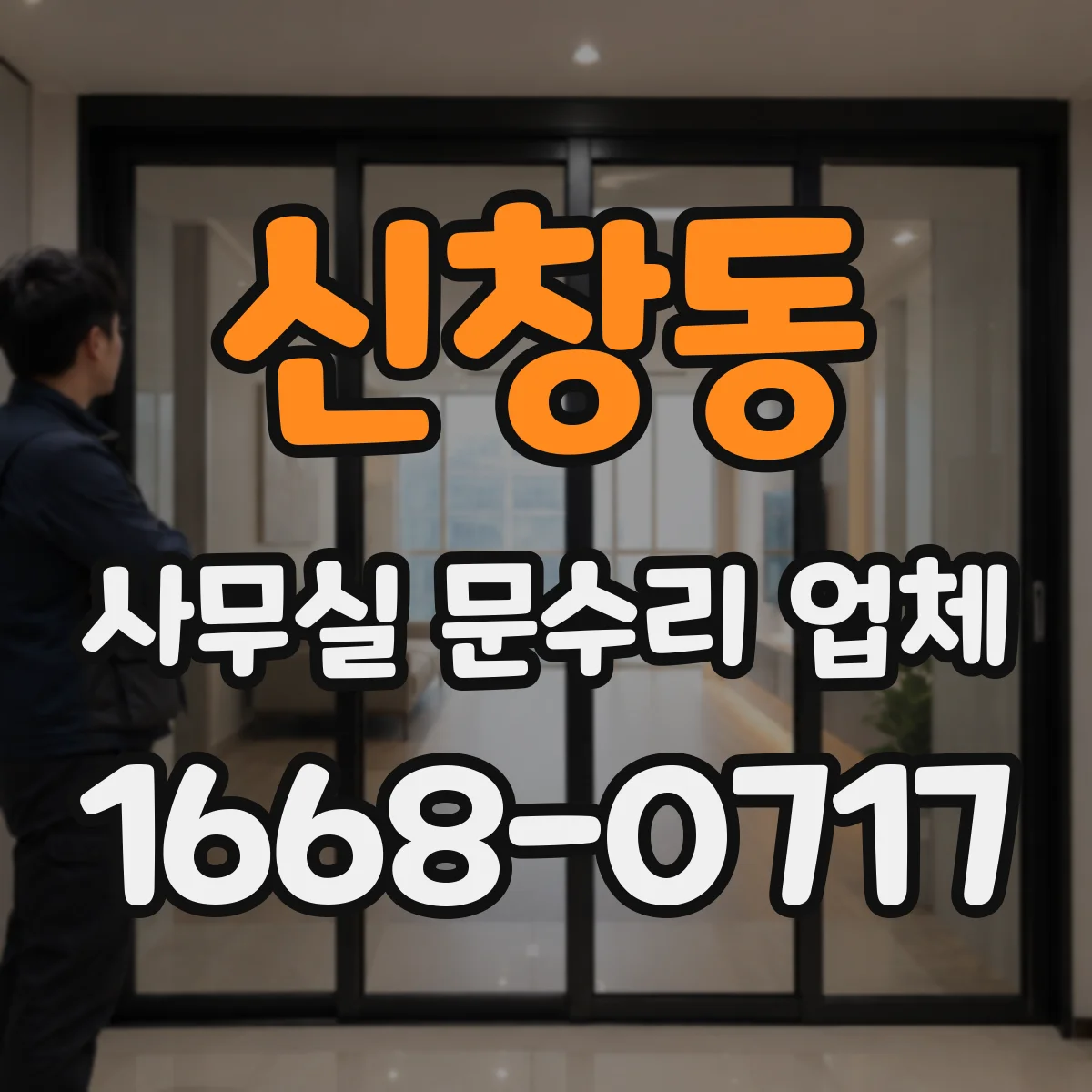 신창동 사무실 문수리 업체