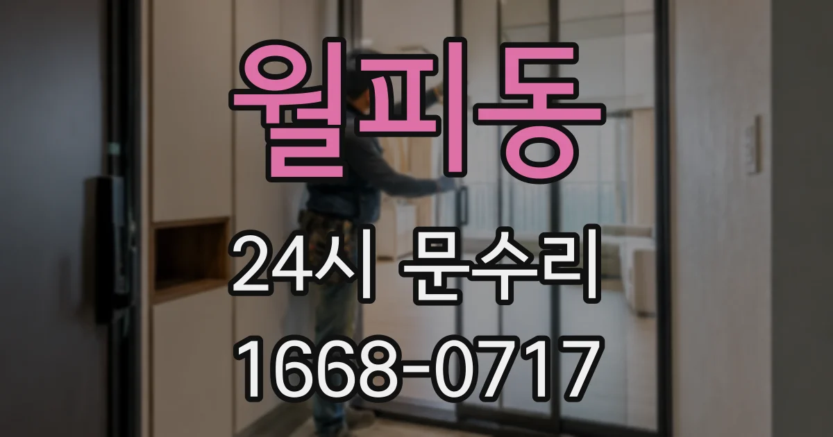 월피동 24시 문수리