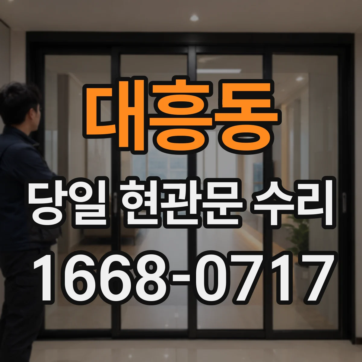 대흥동 당일 현관문 수리