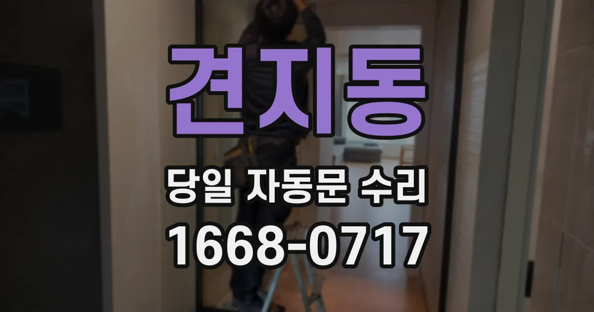 견지동 당일 자동문 수리