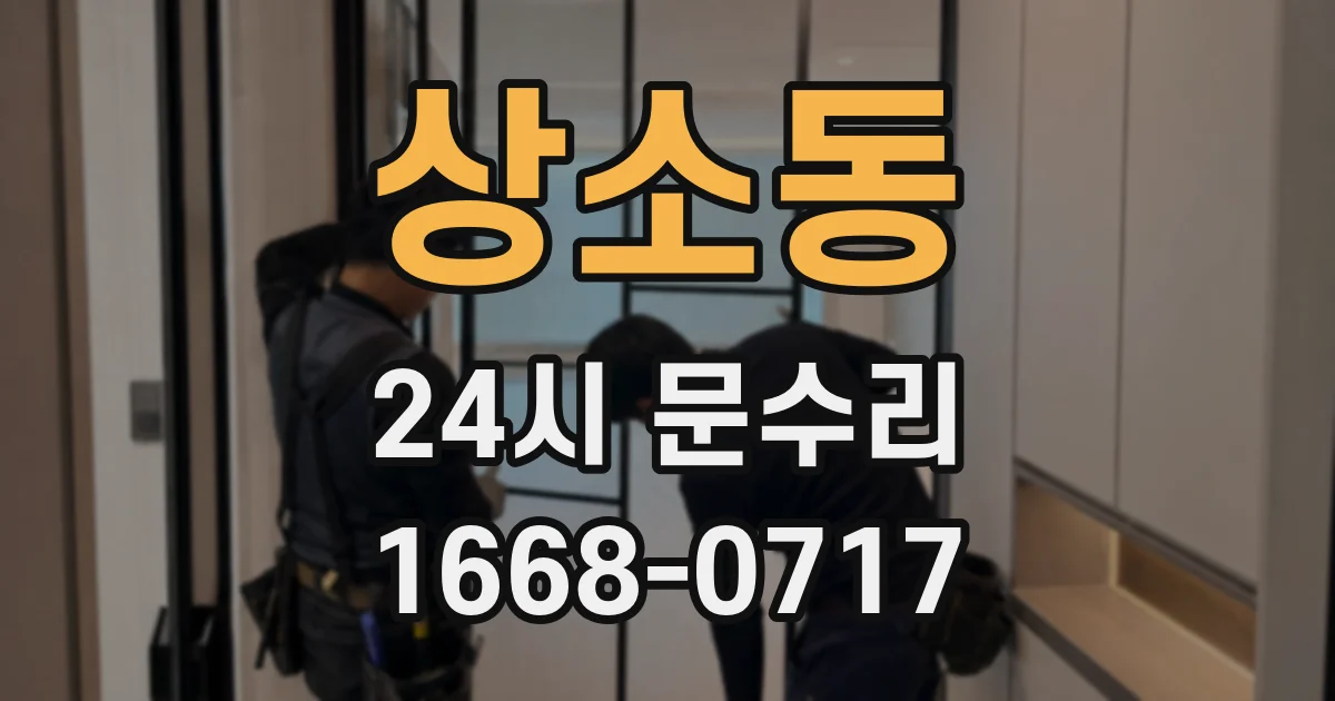 상소동 24시 문수리