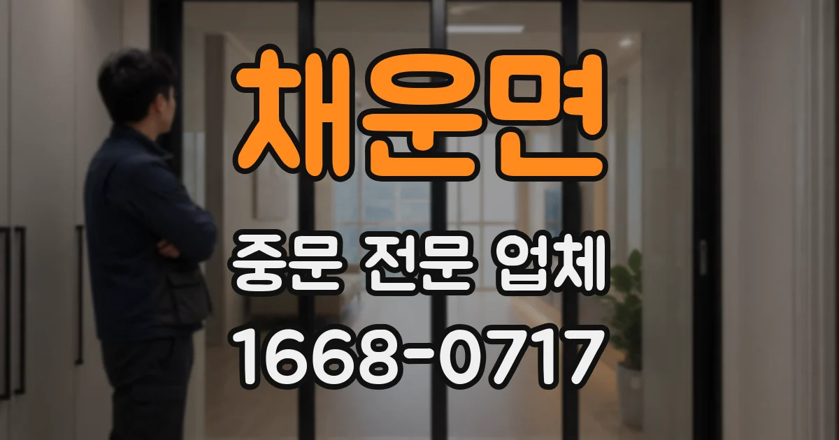 채운면 중문 전문 업체