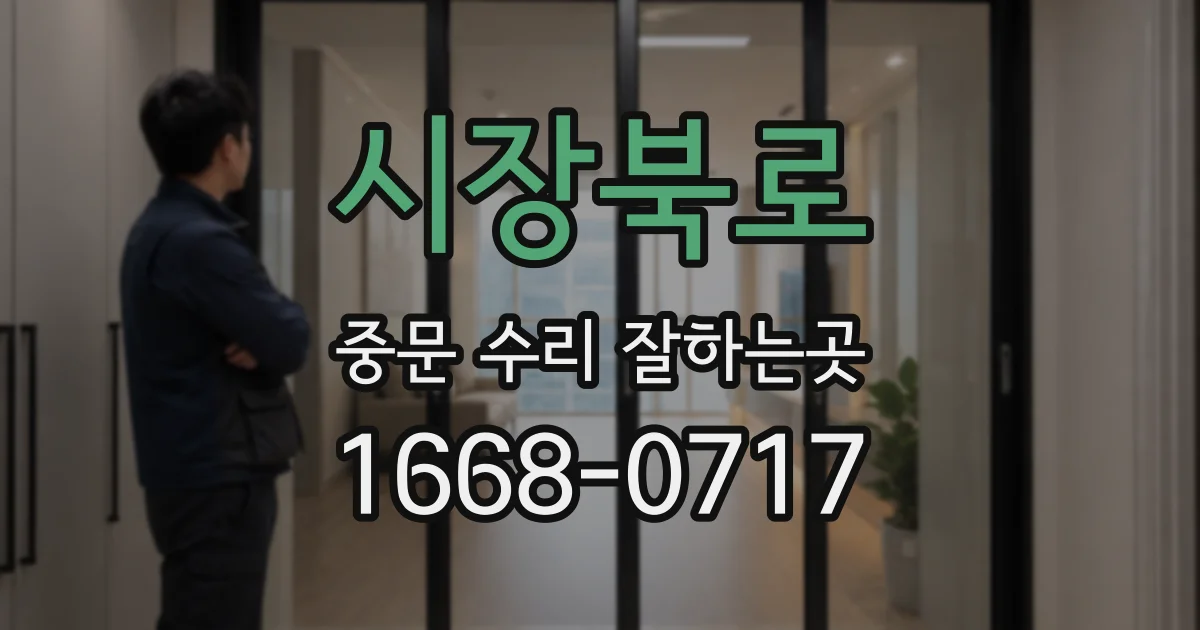 시장북로 중문 수리 잘하는곳