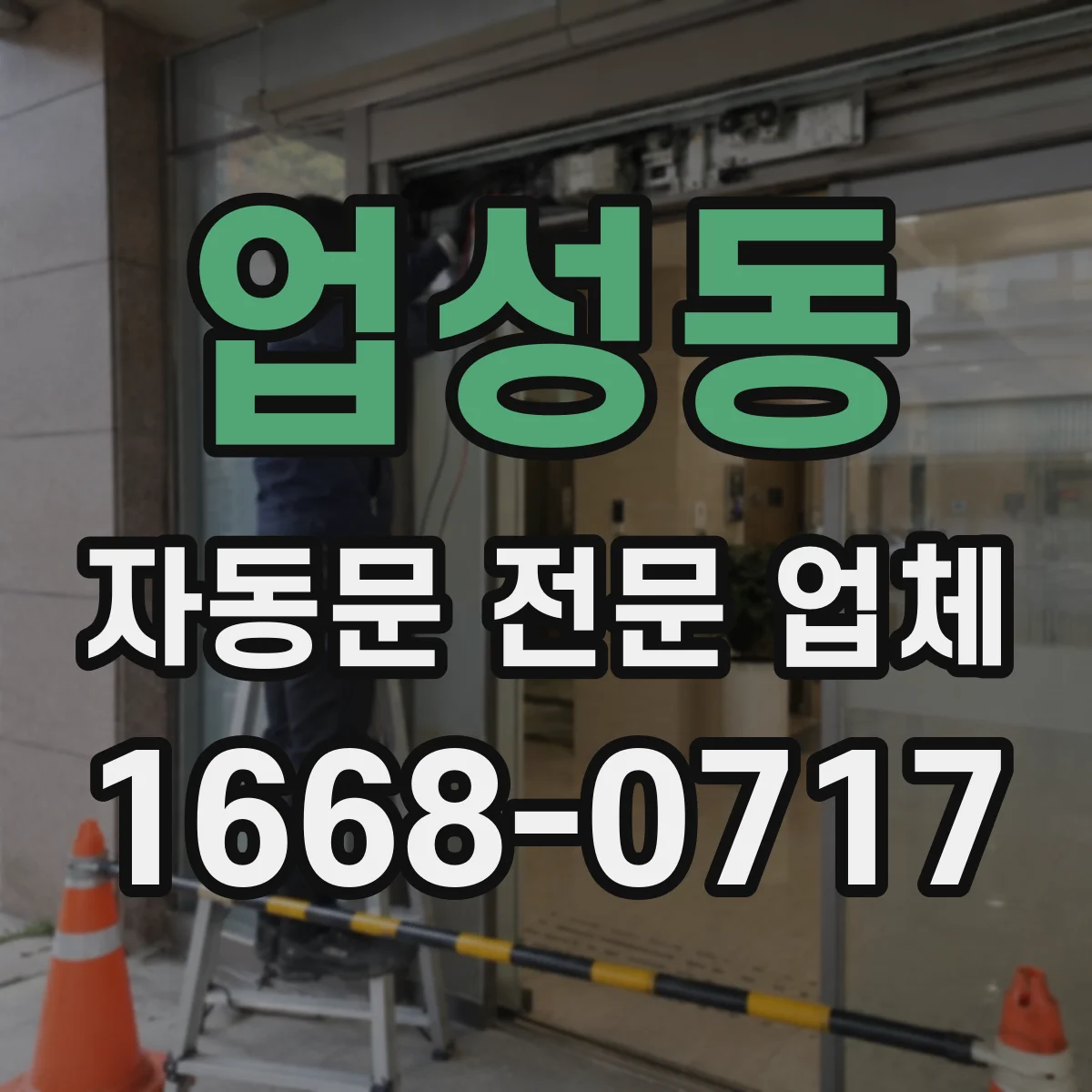 업성동 자동문 전문 업체