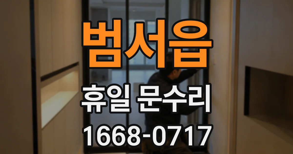 범서읍 휴일 문수리