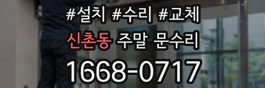 신촌동 주말 문수리