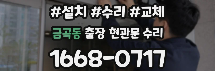 금곡동 출장 현관문 수리