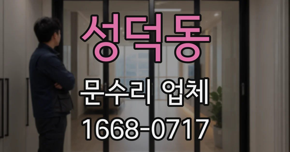 성덕동 문수리 업체