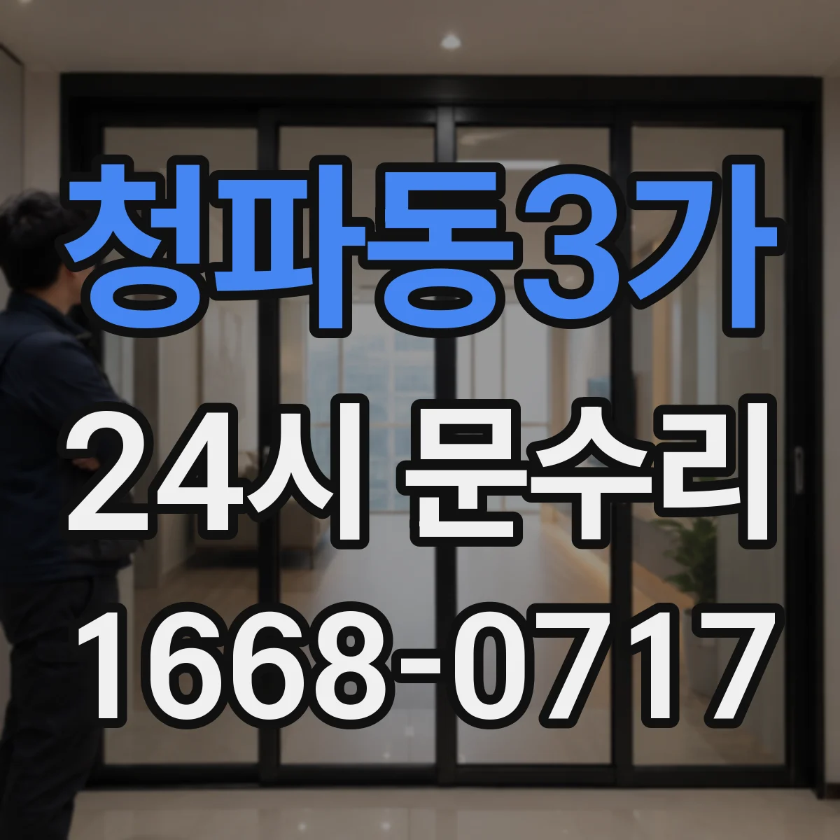 청파동3가 24시 문수리