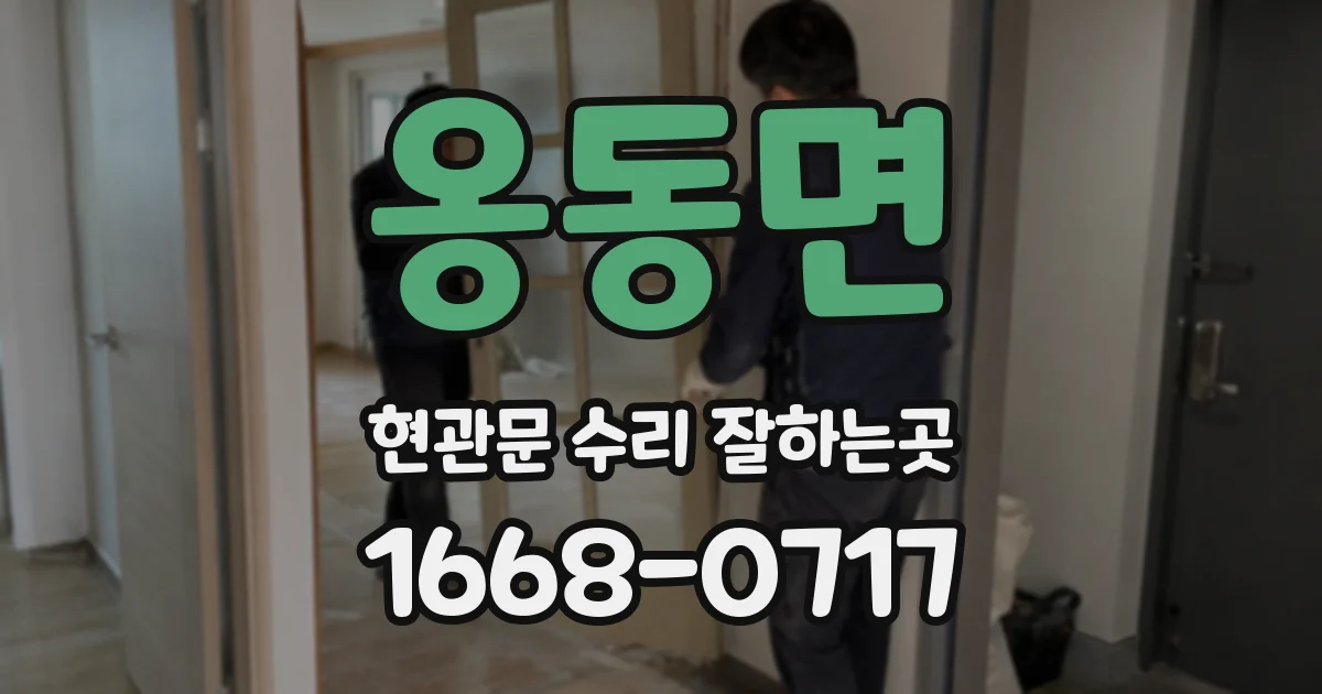 옹동면 현관문 수리 잘하는곳
