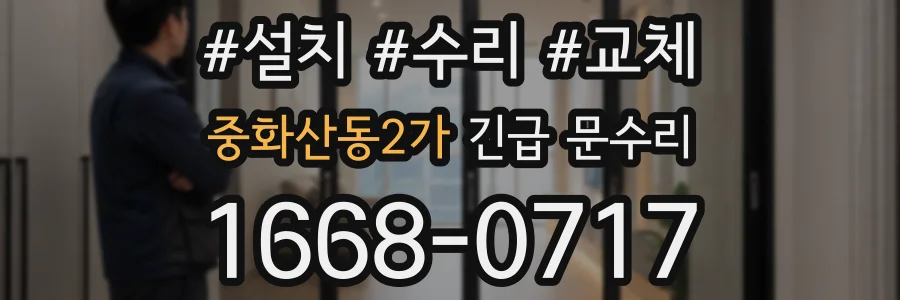 중화산동2가 긴급 문수리