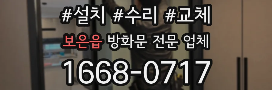보은읍 방화문 전문 업체