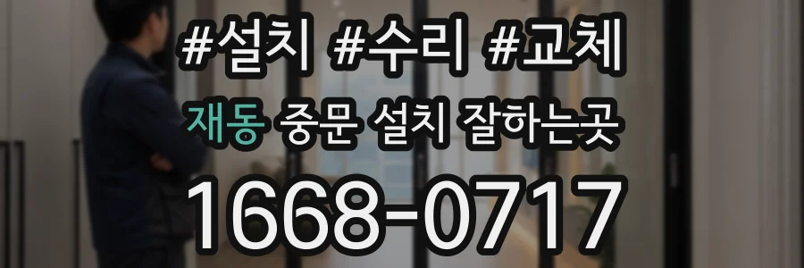 재동 중문 설치 잘하는곳