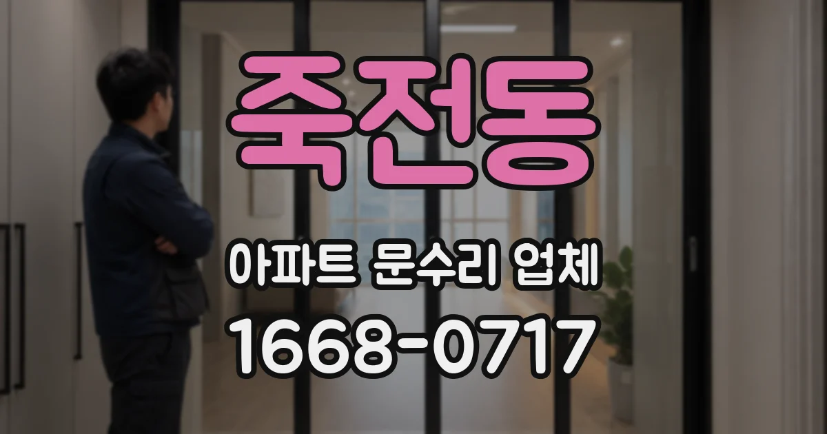 죽전동 아파트 문수리 업체