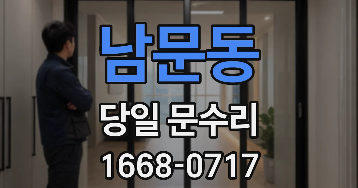 남문동 당일 문수리