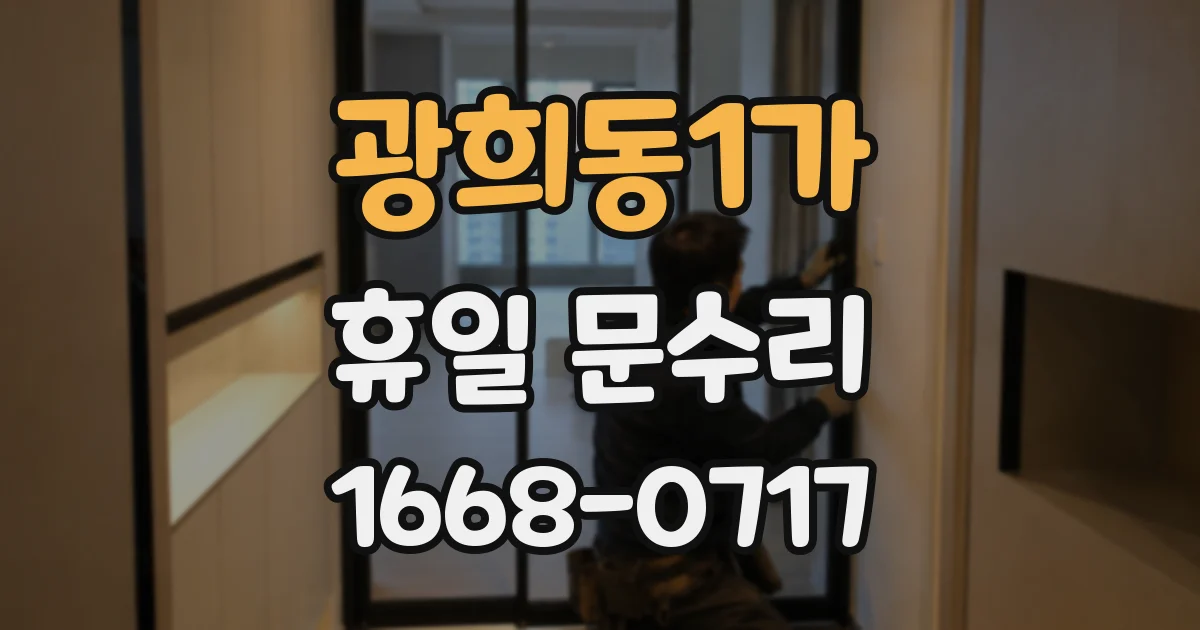 광희동1가 휴일 문수리