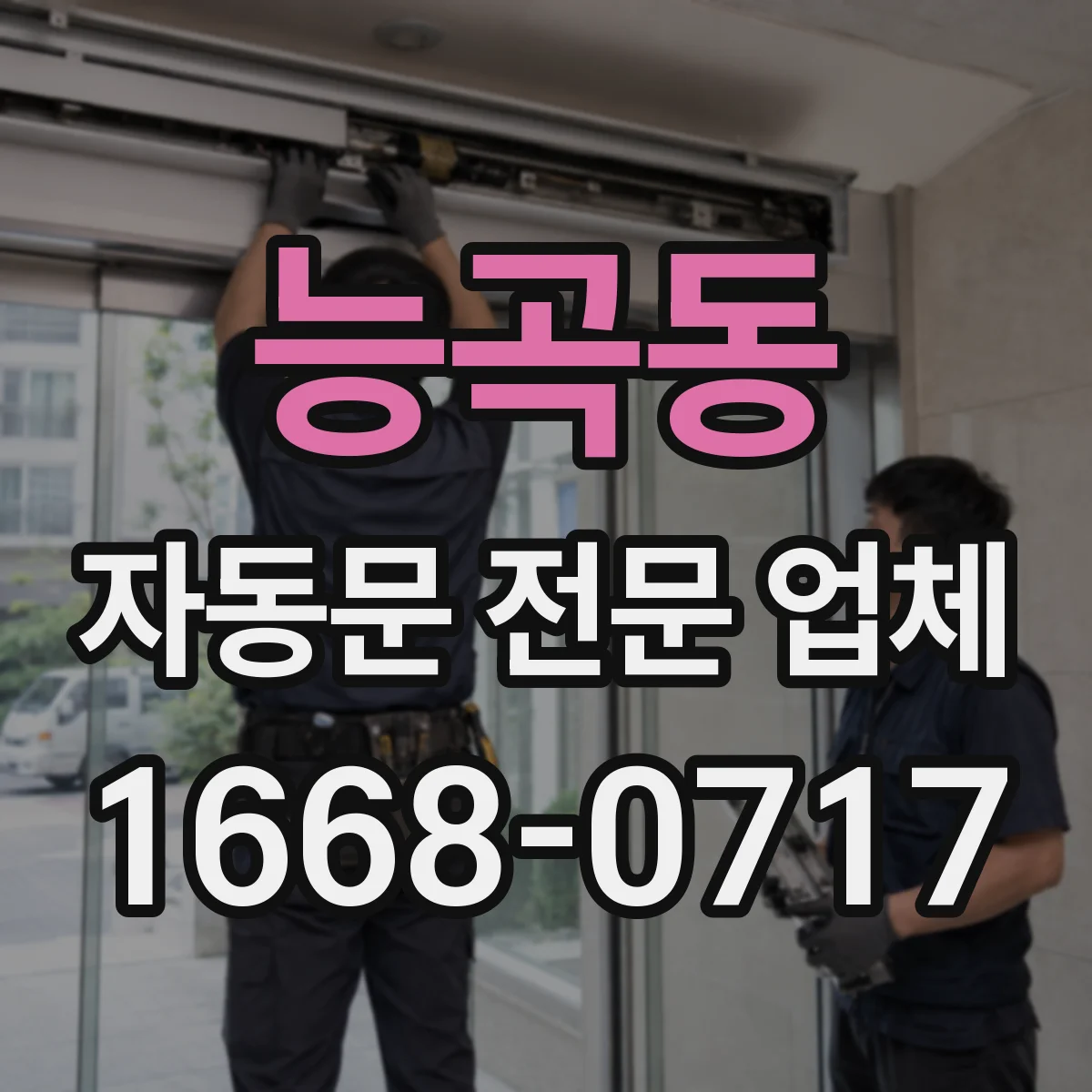 능곡동 자동문 전문 업체