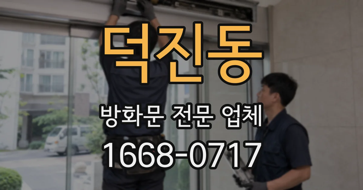 덕진동 방화문 전문 업체