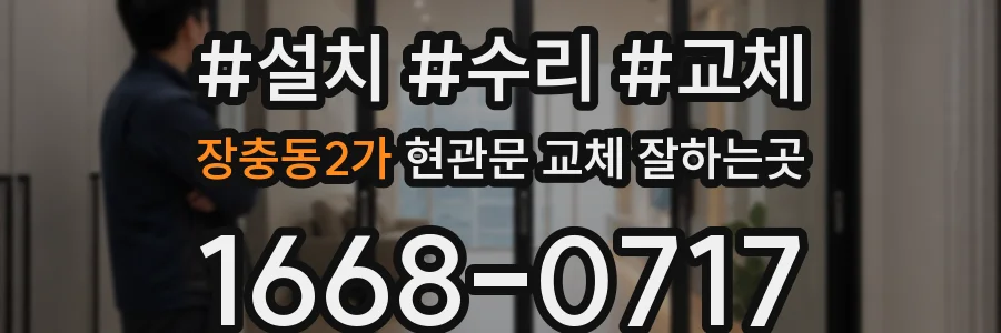 장충동2가 현관문 교체 잘하는곳