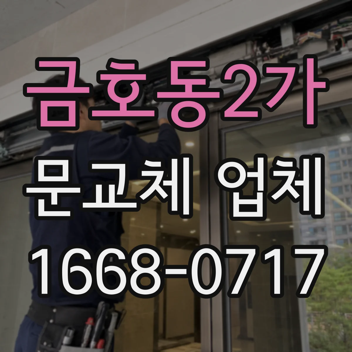 금호동2가 문교체 업체