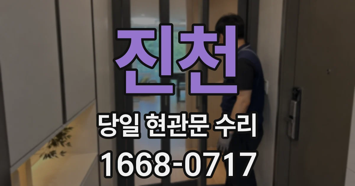 진천 당일 현관문 수리