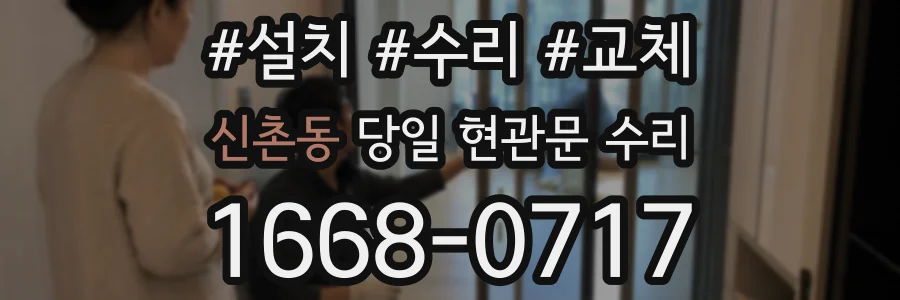 신촌동 당일 현관문 수리