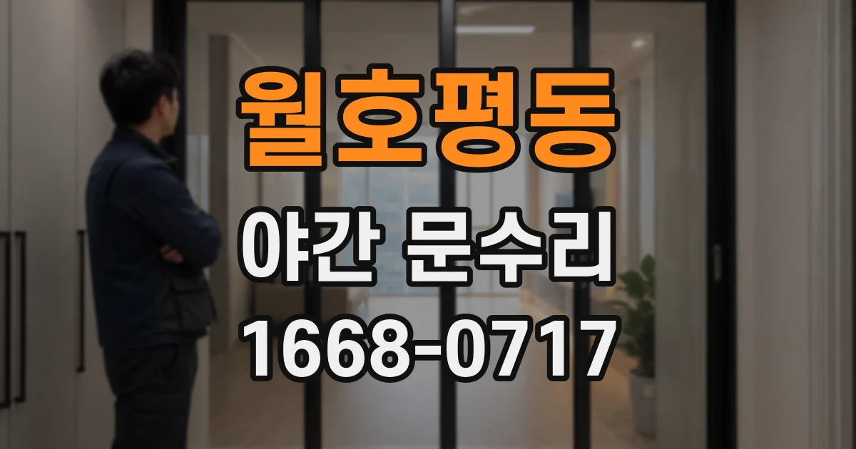 월호평동 야간 문수리