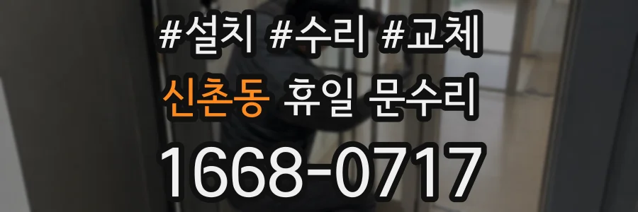 신촌동 휴일 문수리