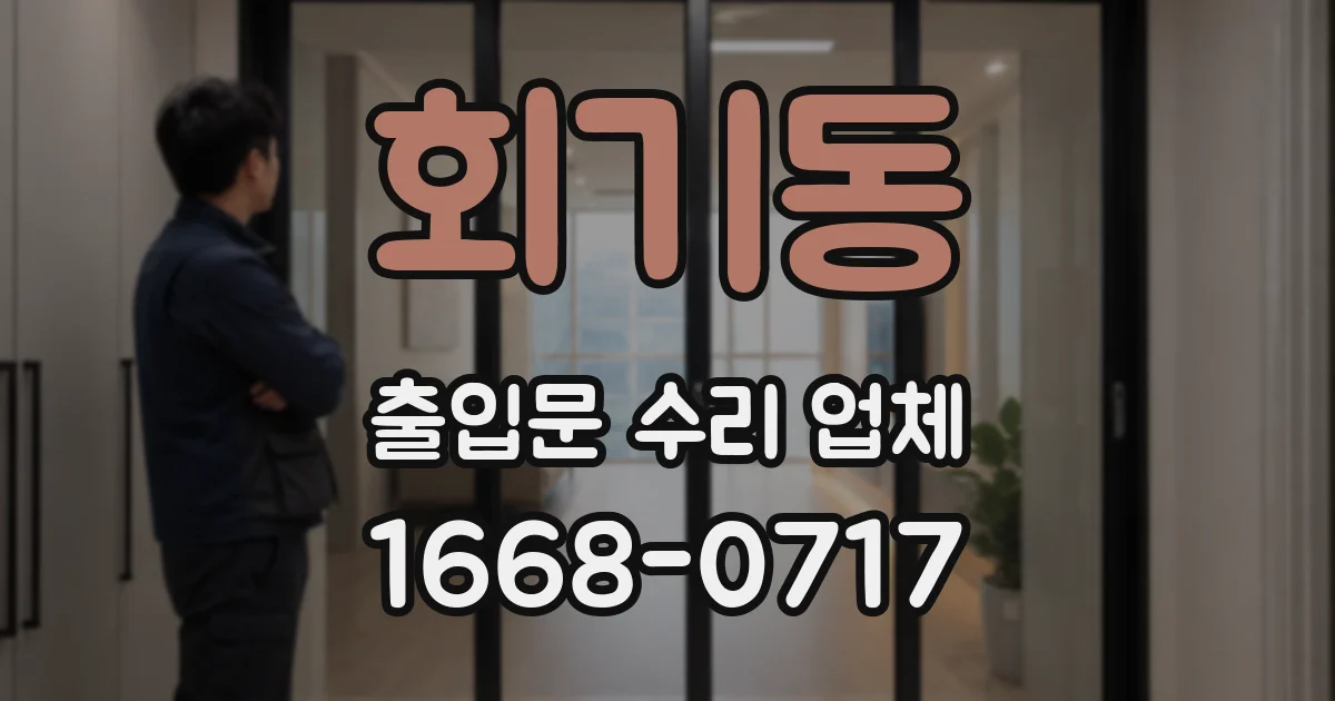 회기동 출입문 수리 업체