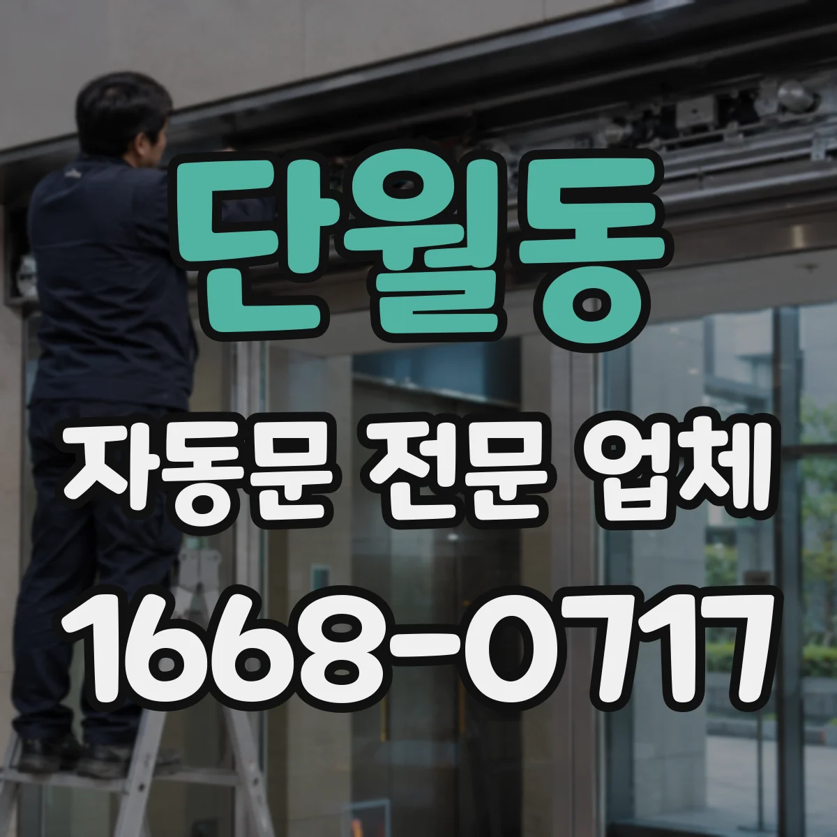 단월동 자동문 전문 업체