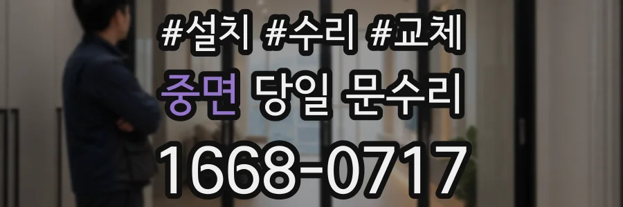 중면 당일 문수리