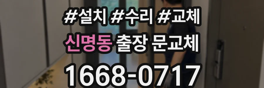 신명동 출장 문교체