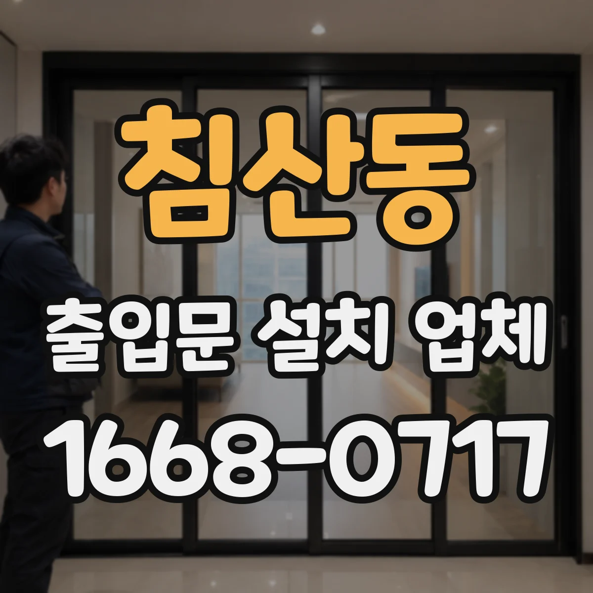 침산동 출입문 설치 업체